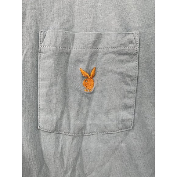 Pac Sun Other - Pac Sun T Shirt Short Sleeve  Large Blue | Orange  Solid Blue Cotton